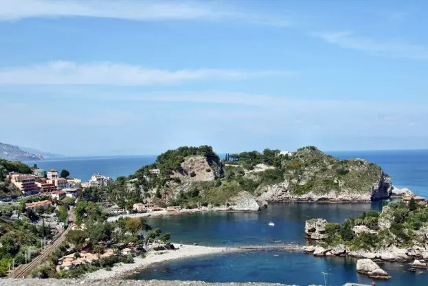 Am Fuß von Taormina Theater von Taormina
